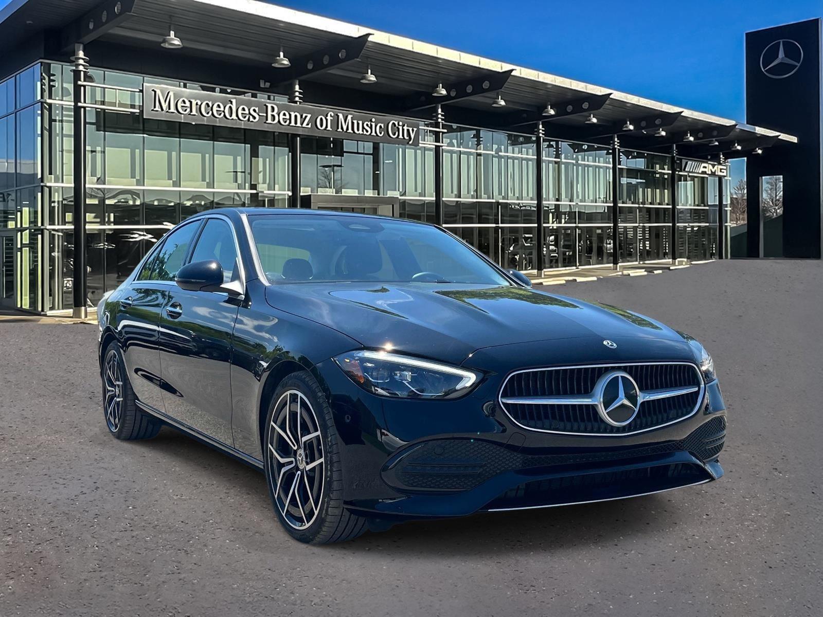 Black 2026 Mercedes-Benz C-Class C 300 RWD Sedan Rear-Wheel Drive Automatic