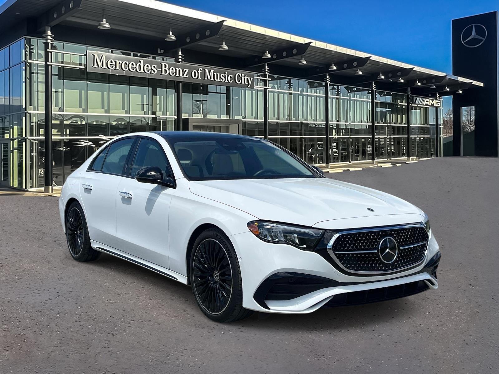 Polar White 2025 Mercedes-Benz E-Class Sedan Rear-Wheel Drive Automatic