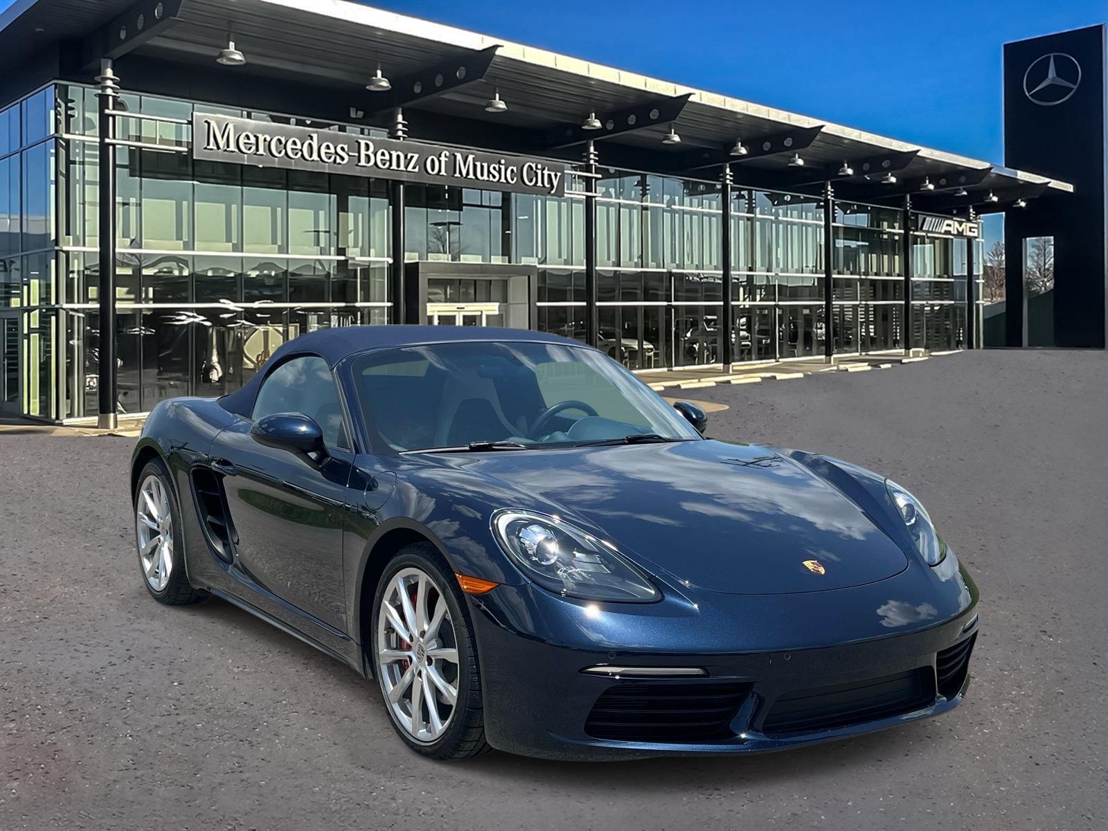 Chalk 2019 Porsche 718 Boxster Convertible Rear-Wheel Drive 6-Speed Manual