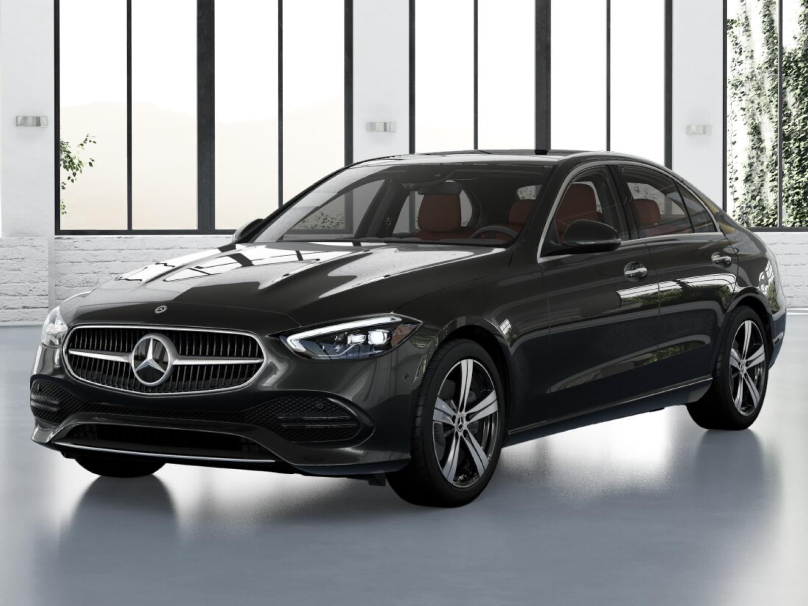 Gray (Graphite Grey Metallic) 2026 Mercedes-Benz C-Class Sedan All-Wheel Drive Automatic