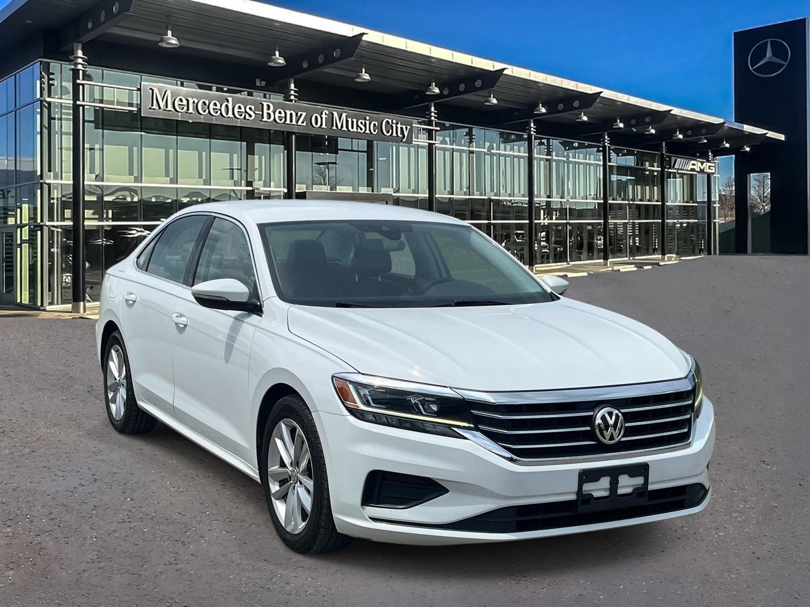 Pure White 2020 Volkswagen Passat Sedan Front-Wheel Drive Automatic