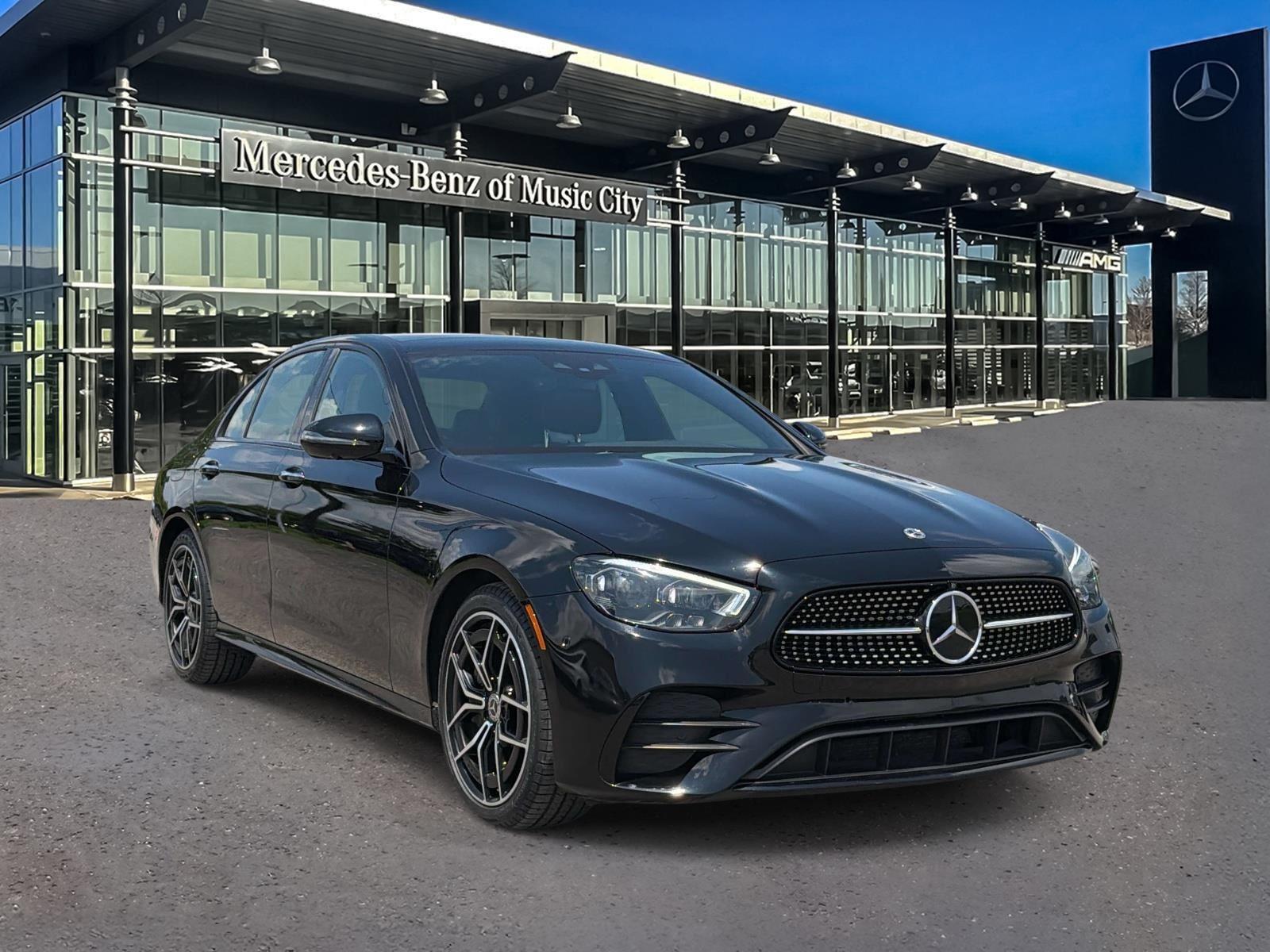 Black 2021 Mercedes-Benz E-Class Sedan All-Wheel Drive Automatic