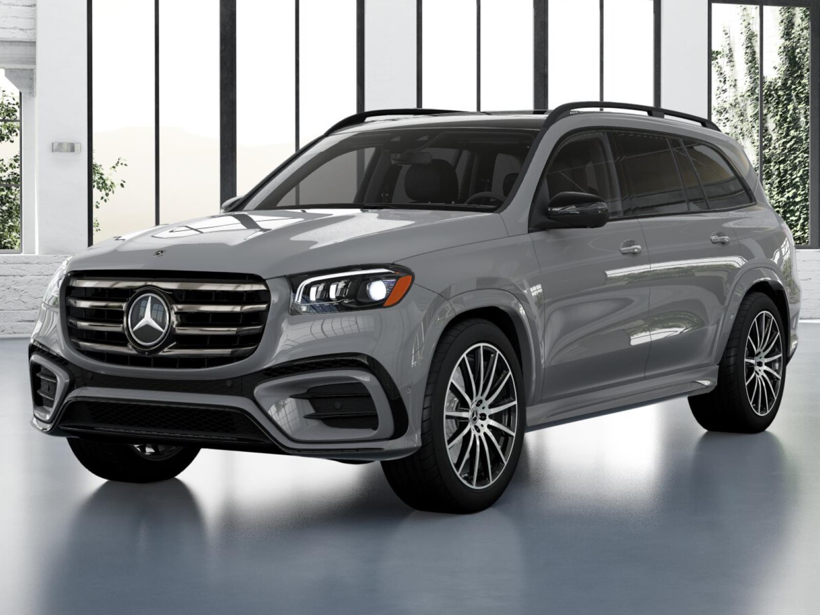 Gray (MANUFAKTUR Alpine Grey) 2026 Mercedes-Benz GLS SUV / Crossover All-Wheel Drive Automatic