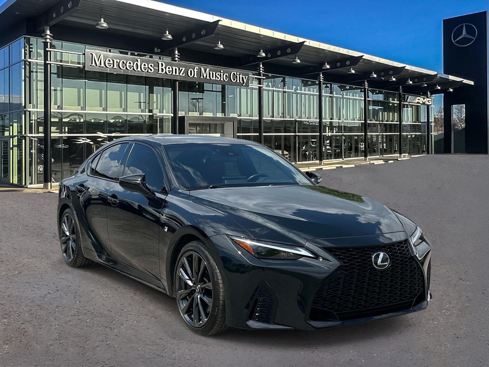 Black (Caviar) 2025 Lexus IS Sedan Rear-Wheel Drive Automatic