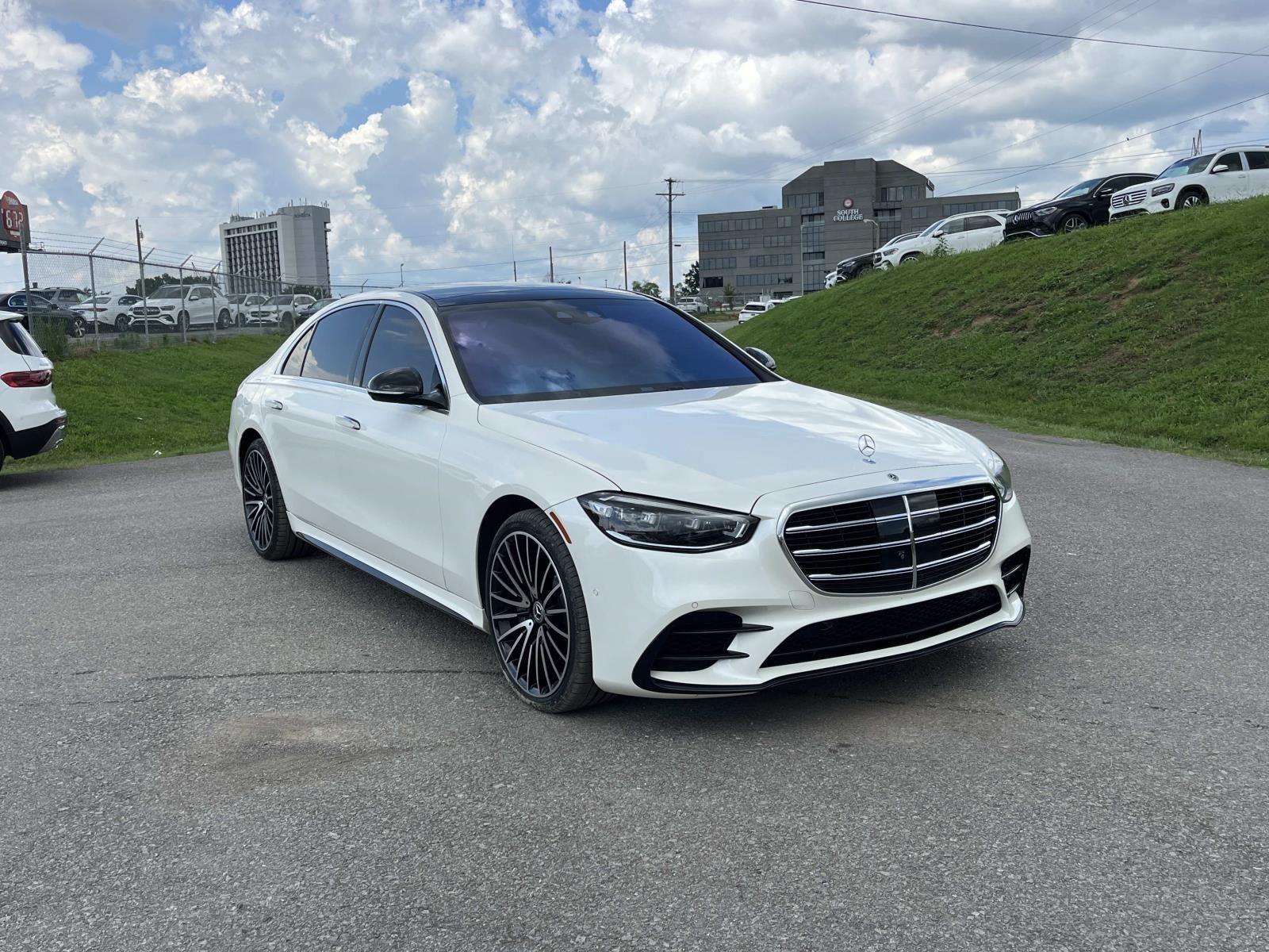 MANUFAKTUR Diamond White 2022 Mercedes-Benz S-Class Sedan All-Wheel Drive Automatic