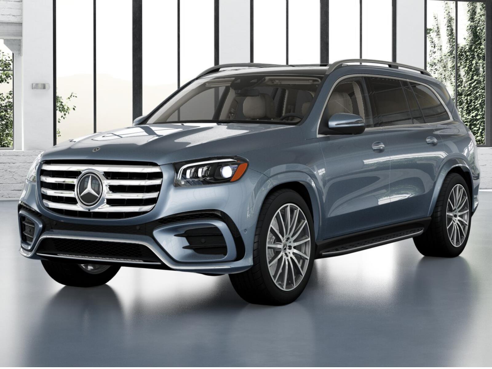 MANUFAKTUR Cote d Azur Light Blue Metallic 2026 Mercedes-Benz GLS SUV / Crossover All-Wheel Drive Automatic