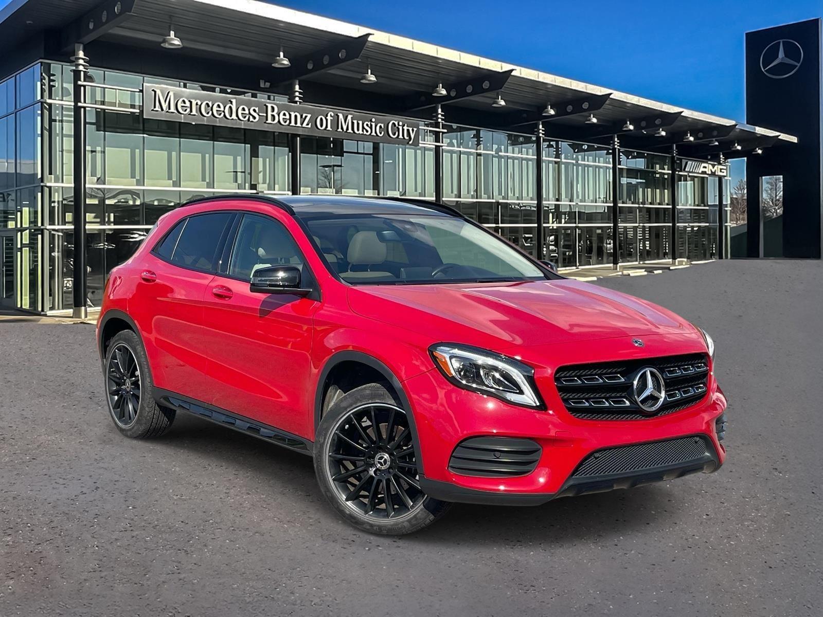 Jupiter Red 2018 Mercedes-Benz GLA SUV / Crossover All-Wheel Drive Automatic