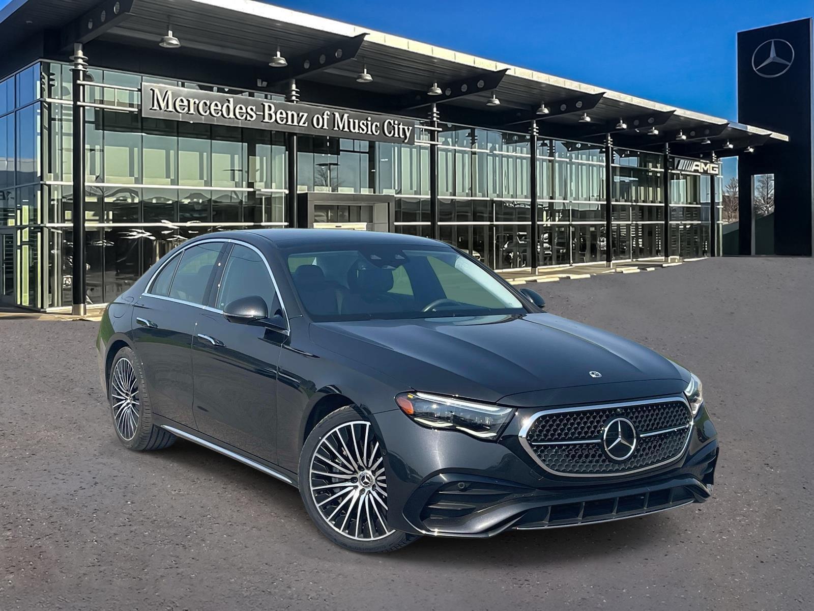 Gray (Graphite Grey Metallic) 2025 Mercedes-Benz E-Class Sedan All-Wheel Drive Automatic