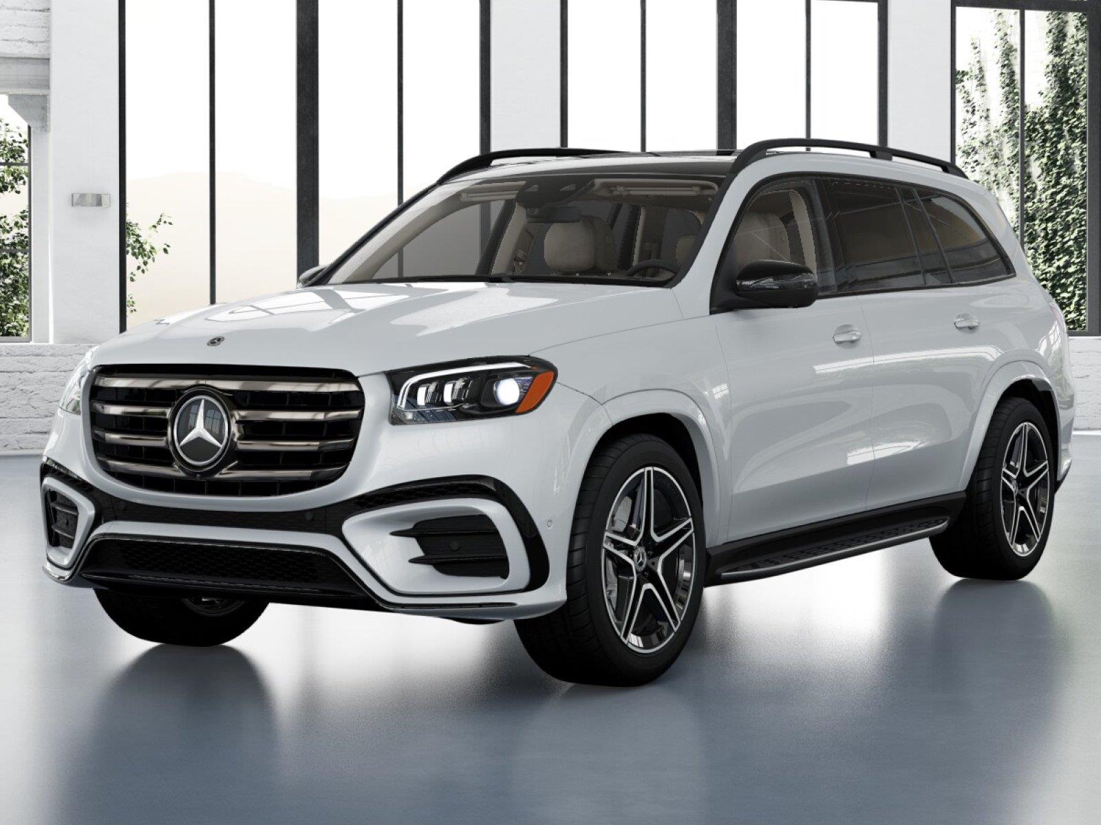 MANUFAKTUR Moonlight White Metallic 2026 Mercedes-Benz GLS SUV / Crossover All-Wheel Drive Automatic