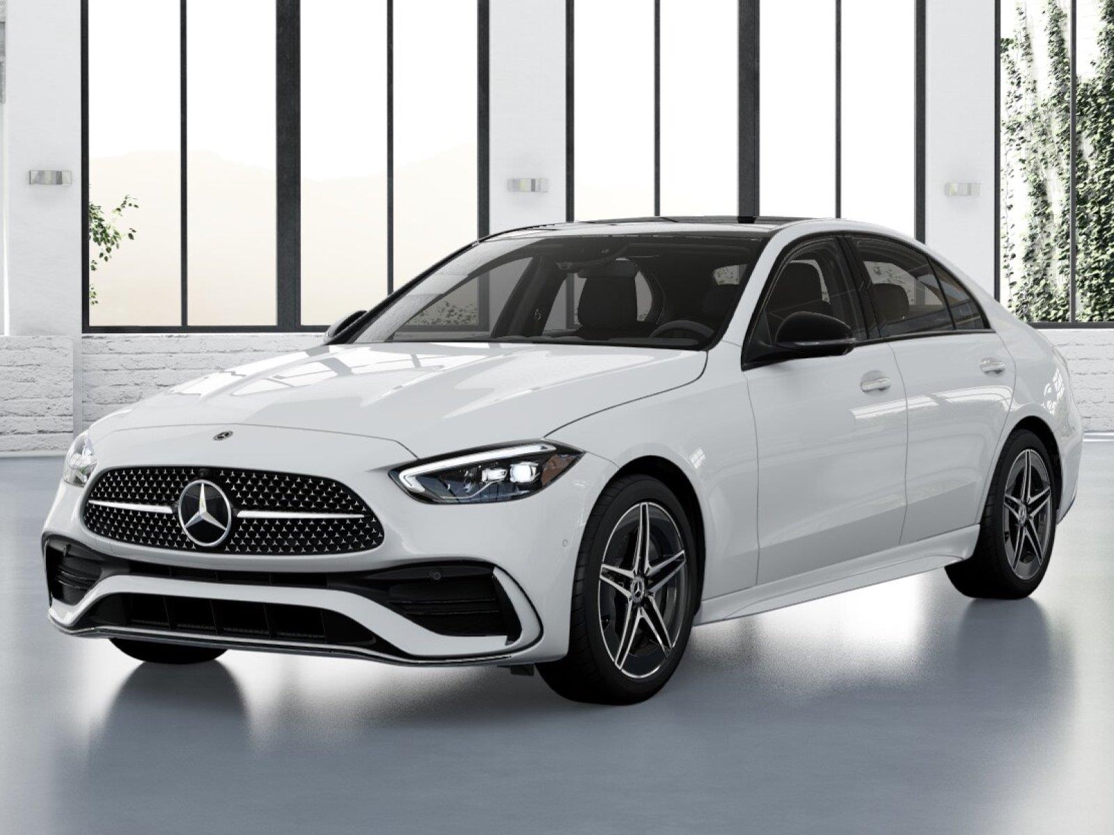 Polar White 2026 Mercedes-Benz C-Class Sedan All-Wheel Drive Automatic
