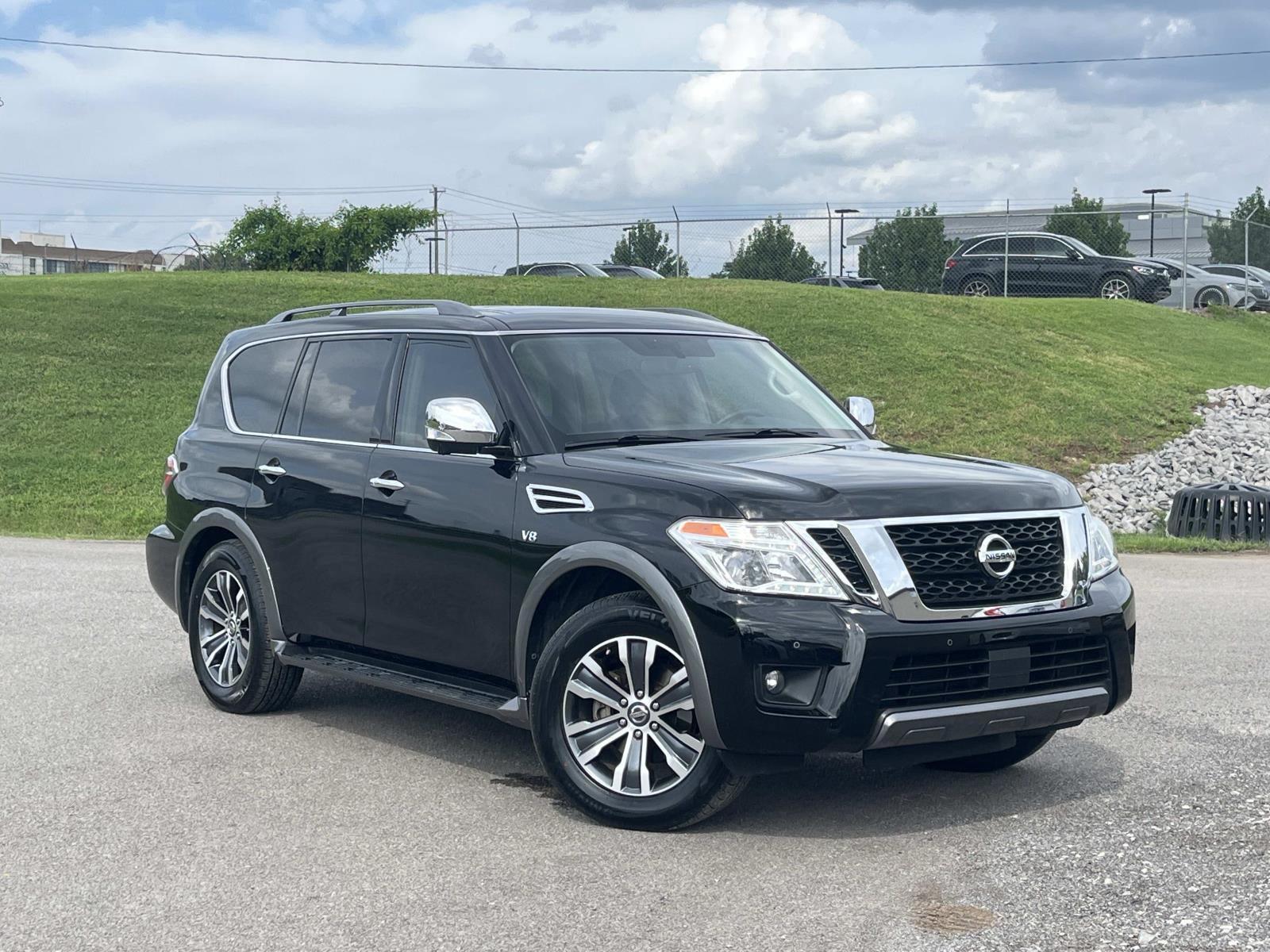 Super Black 2019 Nissan Armada SUV / Crossover Four-Wheel Drive Automatic