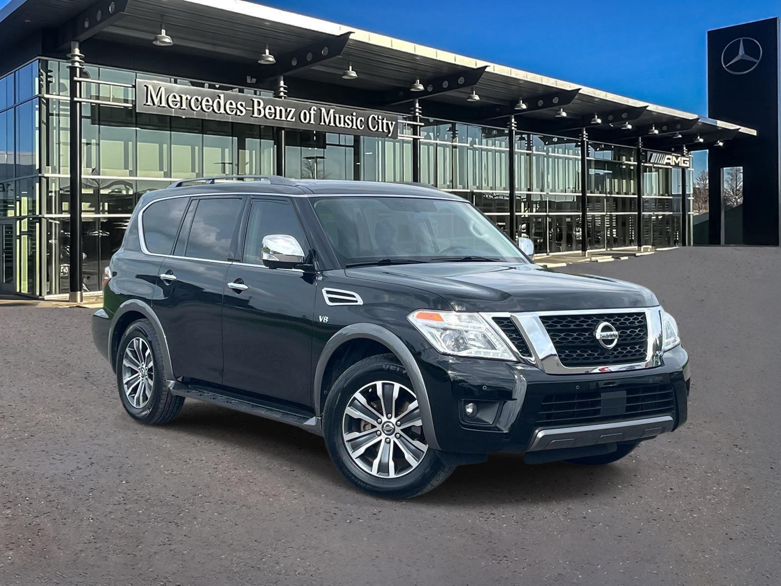 Super Black 2019 Nissan Armada SUV / Crossover Four-Wheel Drive Automatic