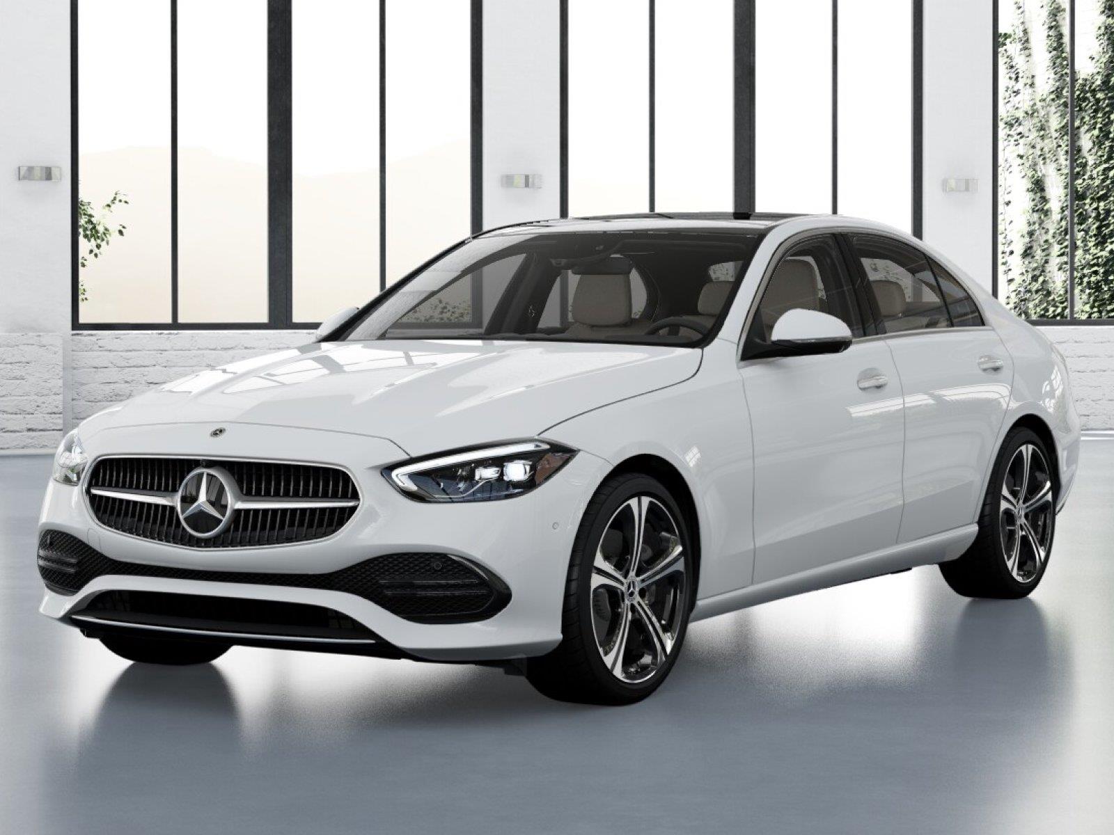 Polar White 2026 Mercedes-Benz C-Class Sedan All-Wheel Drive Automatic