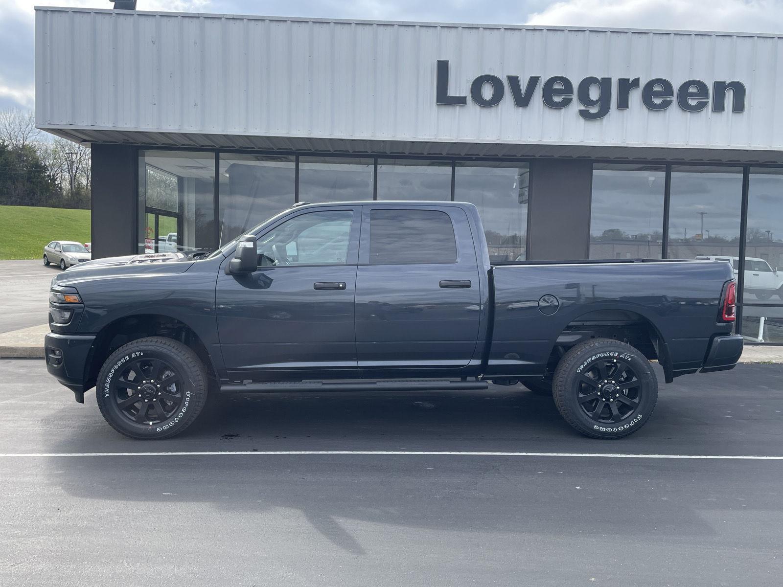 Forged Blue Metallic 2026 RAM 2500 Black Express Crew Cab 4WD Pickup Truck Four-Wheel Drive 8-Speed Automatic