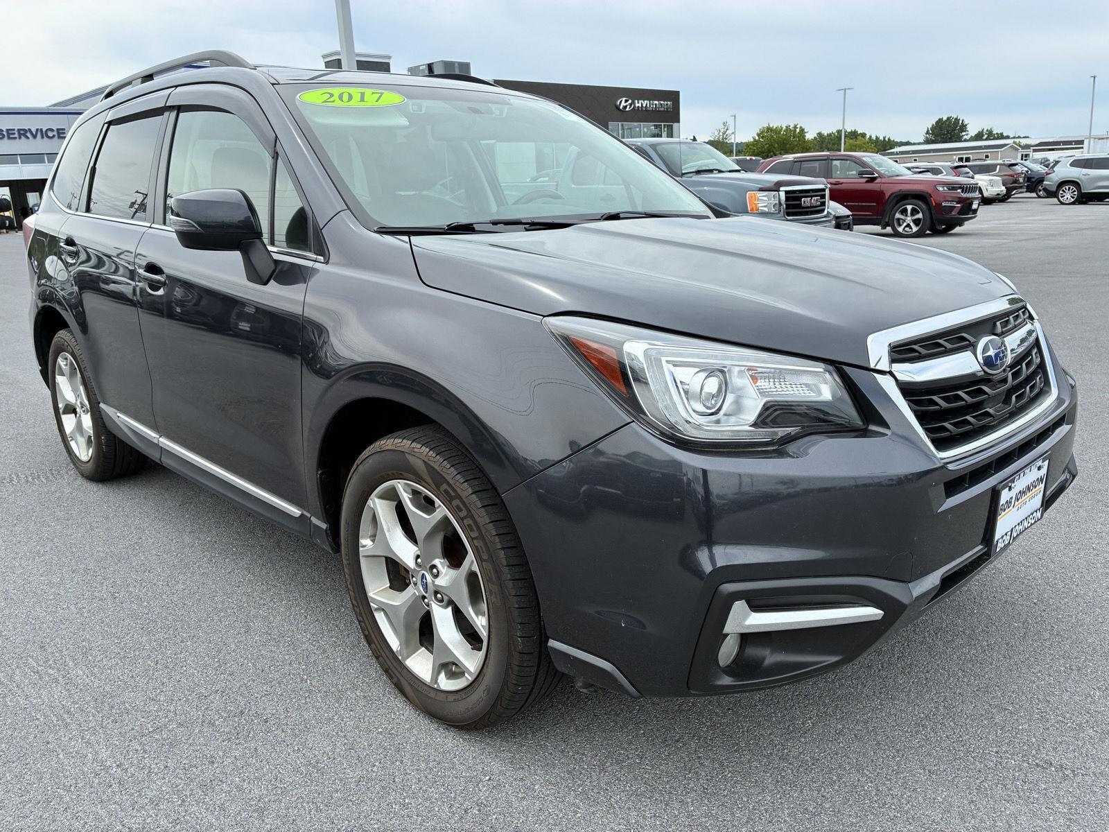 Dark Gray Metallic 2017 Subaru Forester SUV / Crossover All-Wheel Drive Continuously Variable Transmission