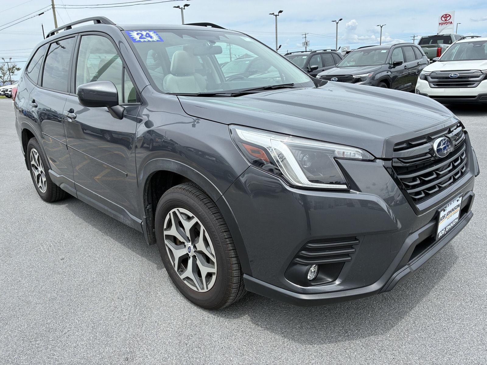 Magnetite Gray Metallic 2024 Subaru Forester SUV / Crossover All-Wheel Drive Continuously Variable Transmission