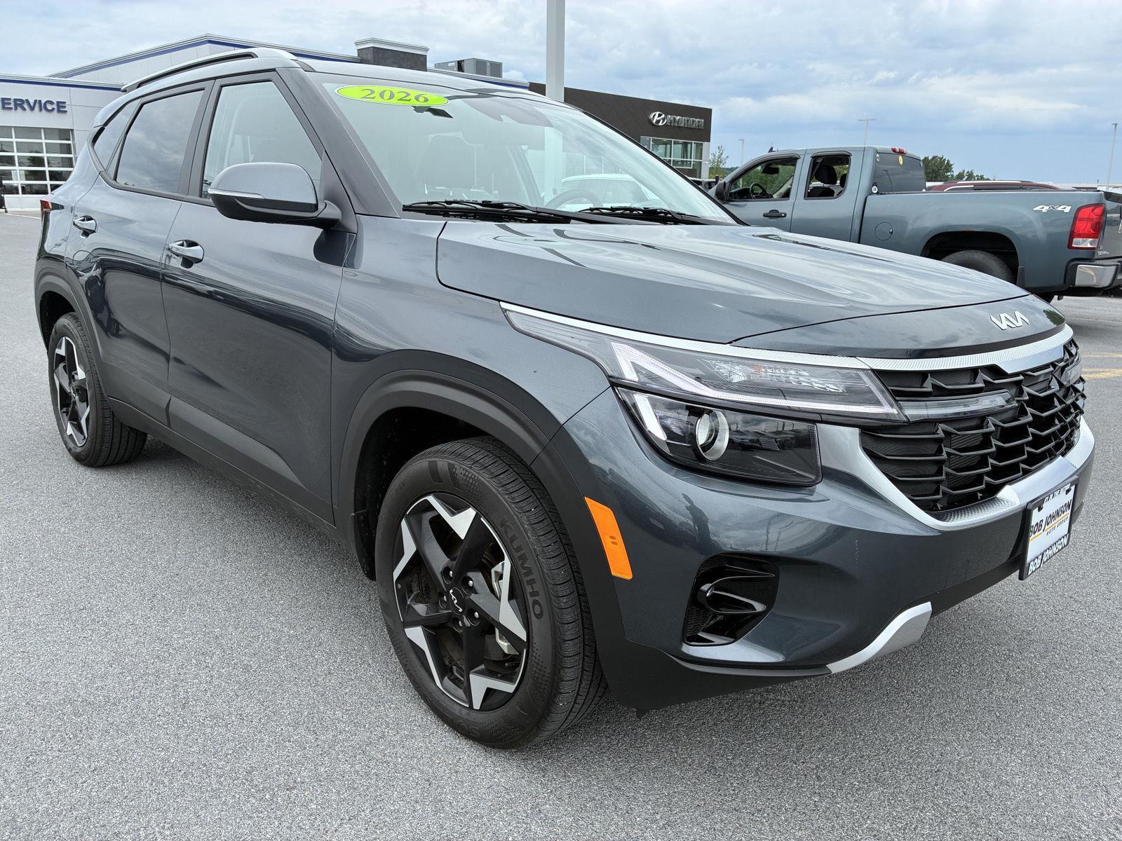 Gravity Gray 2026 Kia Seltos SUV / Crossover All-Wheel Drive Continuously Variable Transmission
