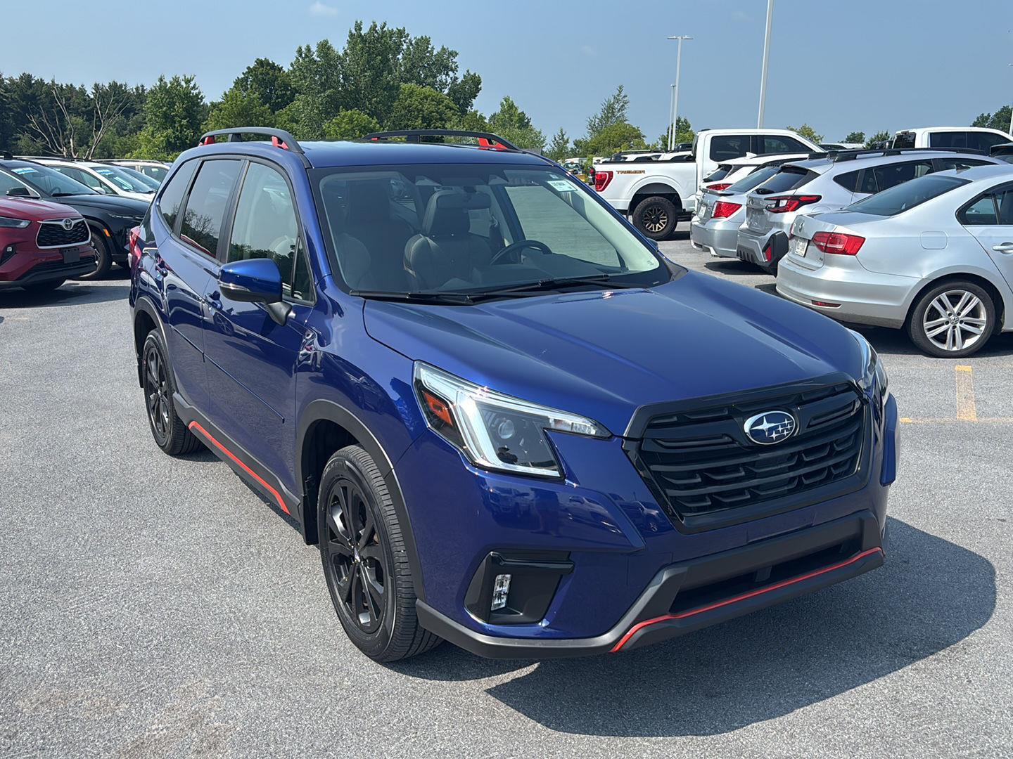 Sapphire Blue Pearl 2023 Subaru Forester SUV / Crossover All-Wheel Drive Continuously Variable Transmission