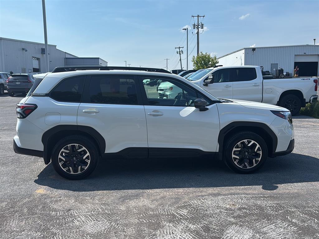Crystal White Pearl 2025 Subaru Forester SUV / Crossover All-Wheel Drive Continuously Variable Transmission
