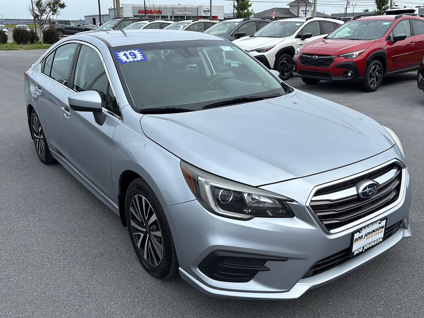 Ice Silver Metallic 2019 Subaru Legacy Sedan All-Wheel Drive Continuously Variable Transmission