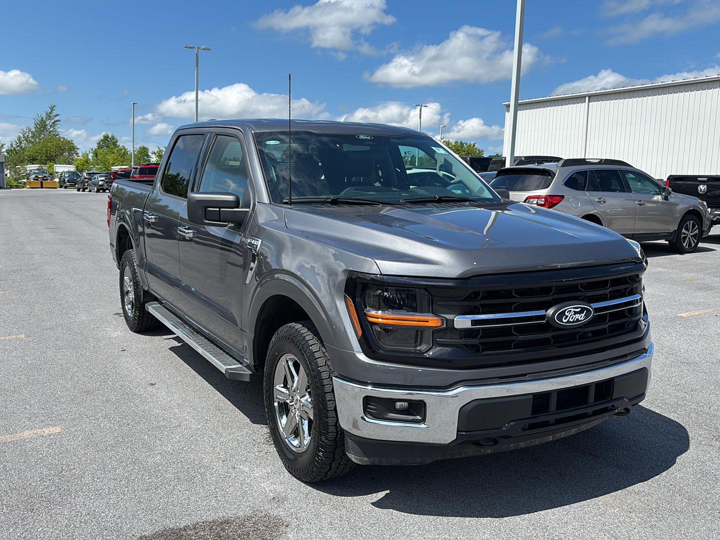 Carbonized Gray 2025 Ford F-150 Pickup Truck Four-Wheel Drive Automatic