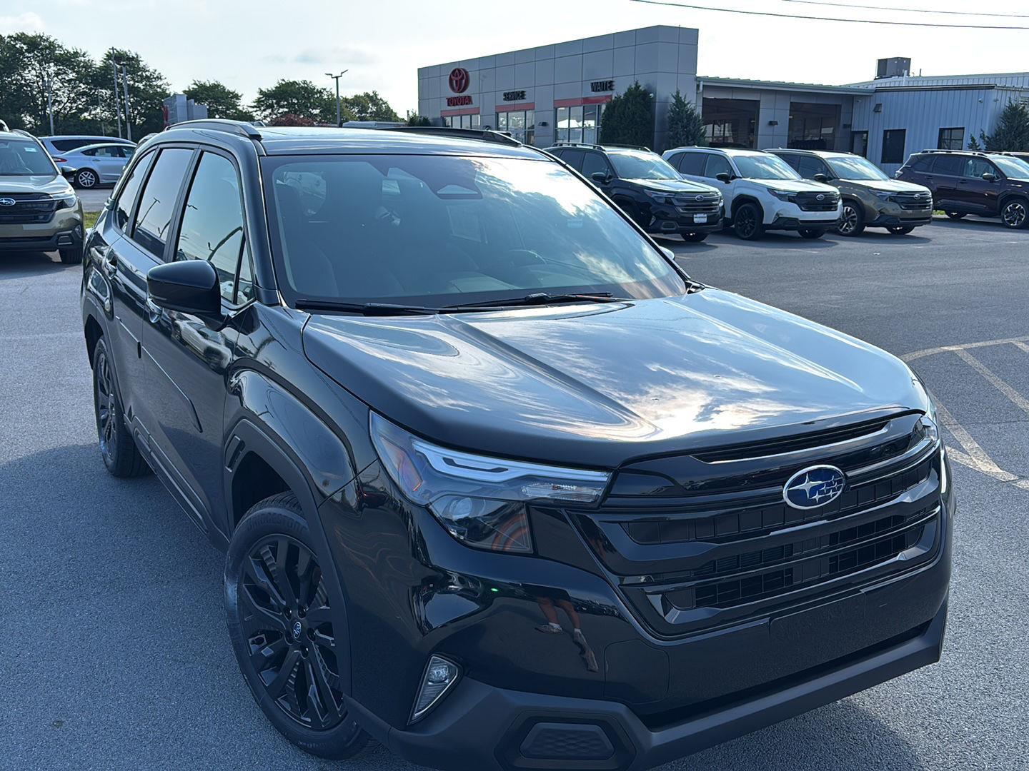 Crystal Black Silica 2026 Subaru Forester SUV / Crossover All-Wheel Drive Continuously Variable Transmission
