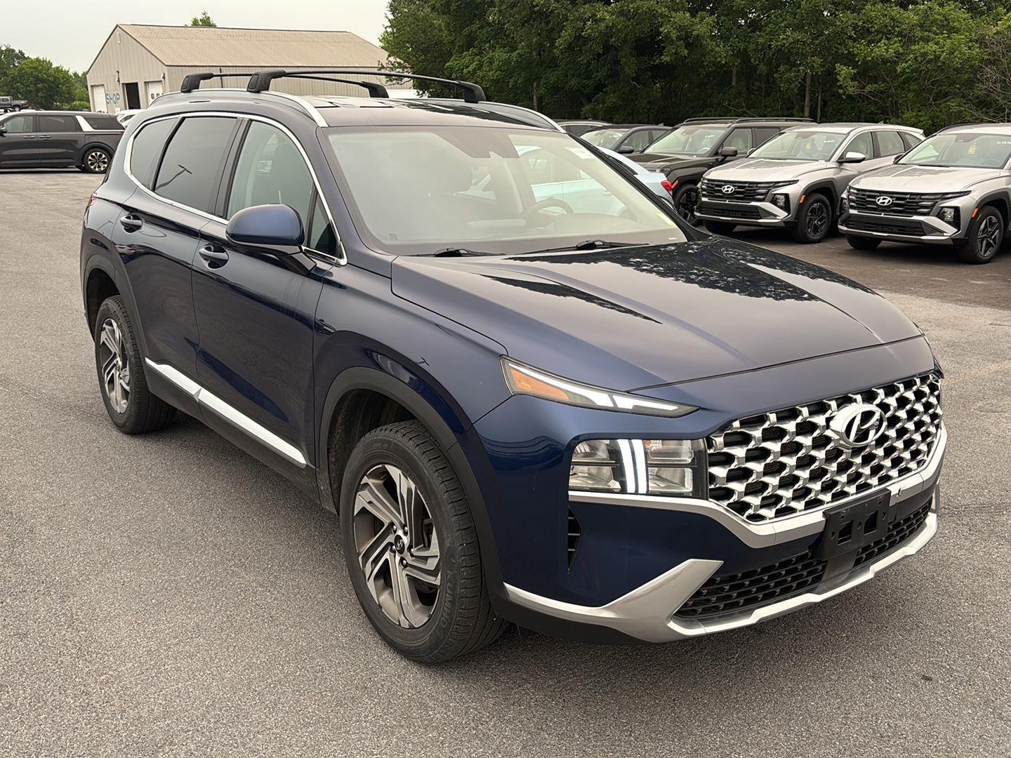 Blue (Stormy Sea) 2021 Hyundai Santa Fe SUV / Crossover All-Wheel Drive Automatic