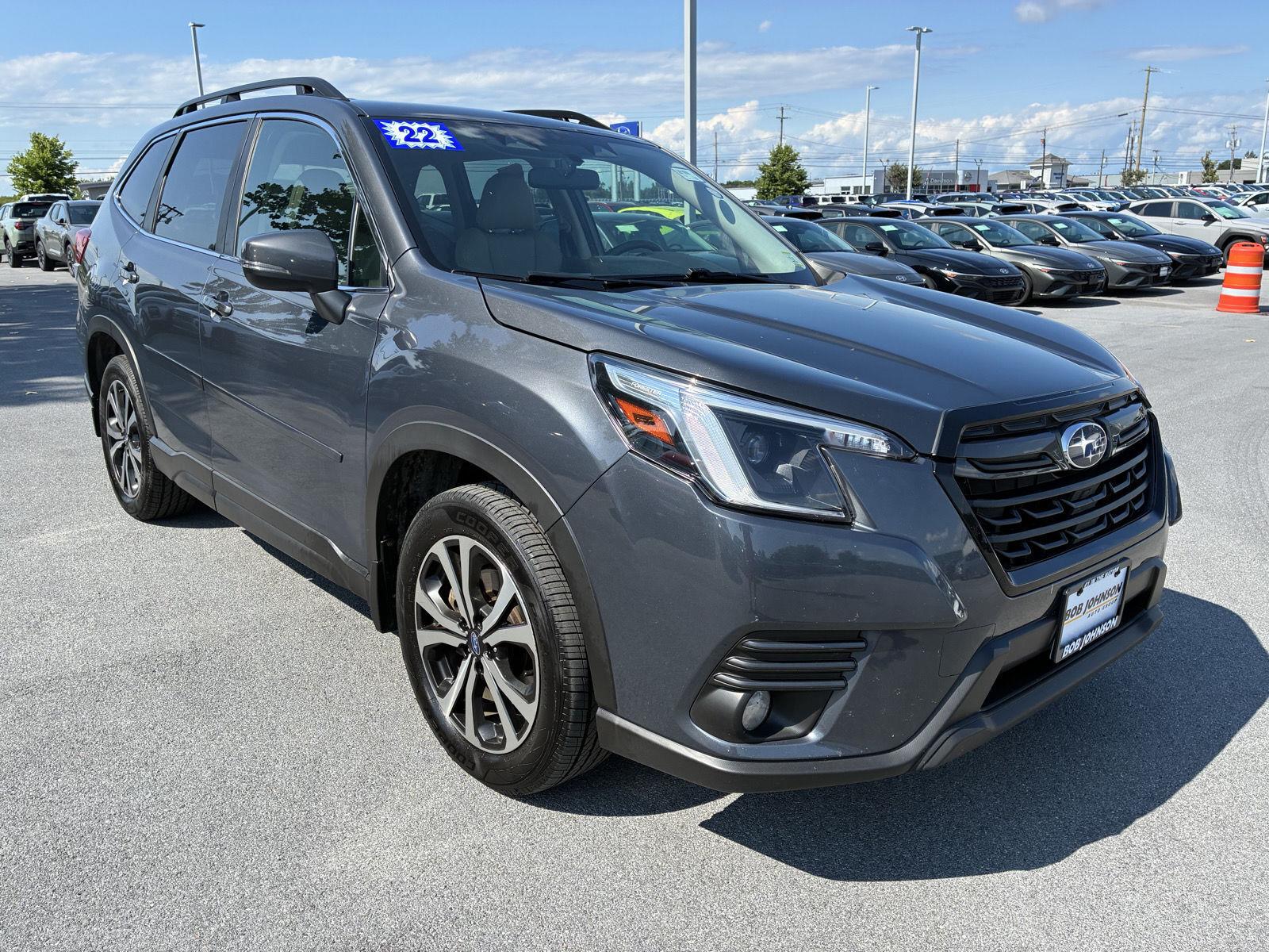 Magnetite Gray Metallic 2022 Subaru Forester SUV / Crossover All-Wheel Drive Continuously Variable Transmission