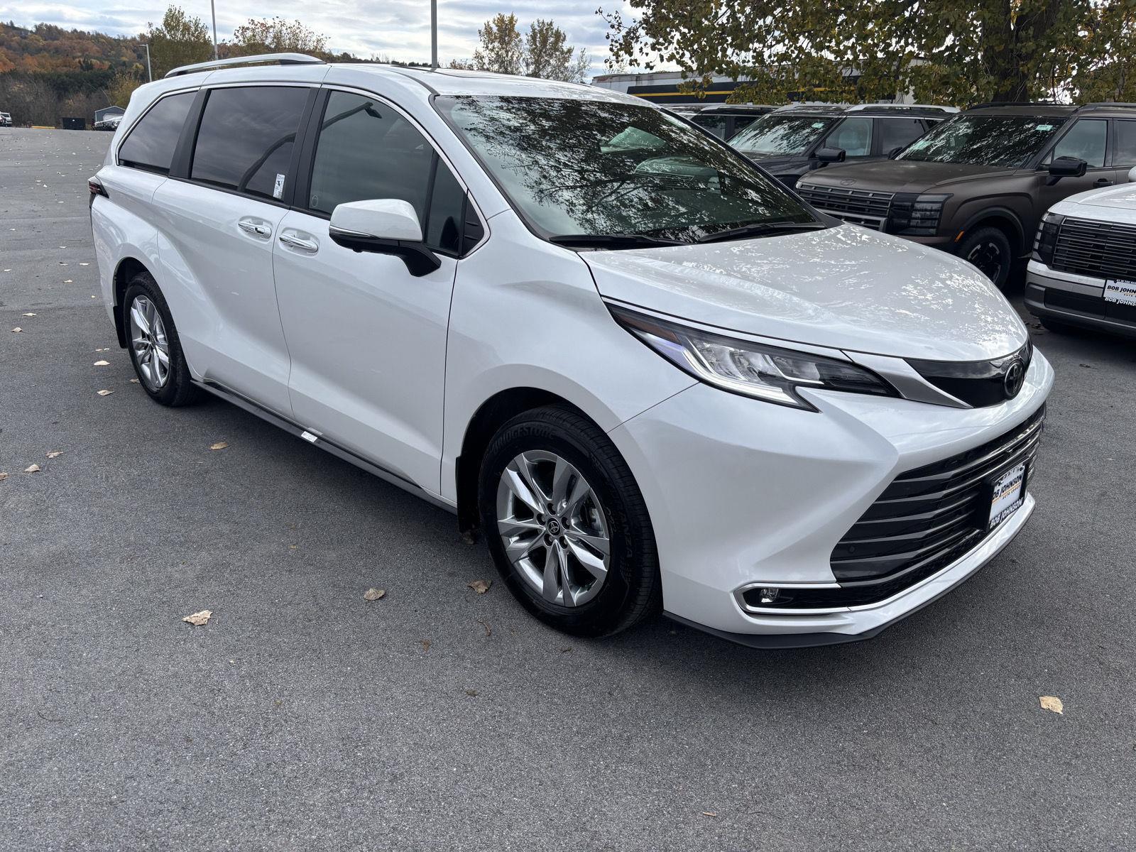 White 2026 Toyota Sienna Minivan