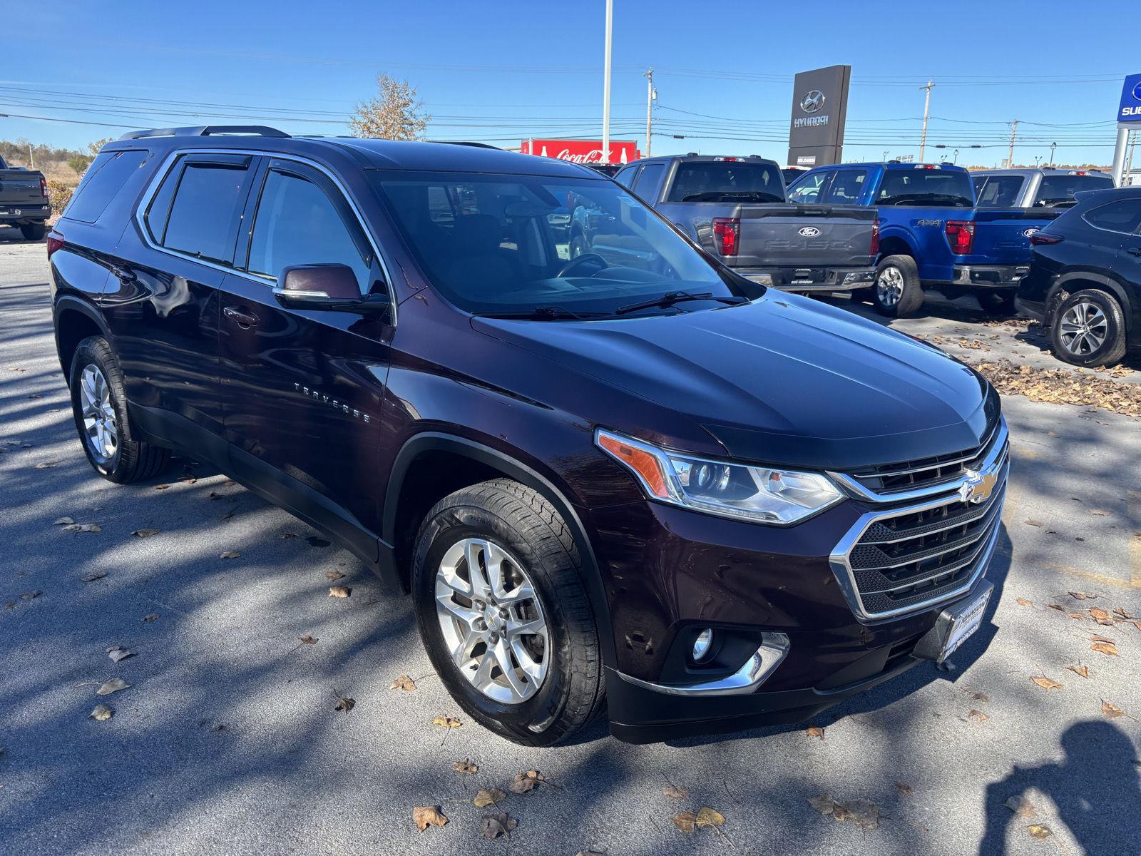 Black Currant Metallic 2018 Chevrolet Traverse SUV / Crossover Four-Wheel Drive 9-Speed Automatic