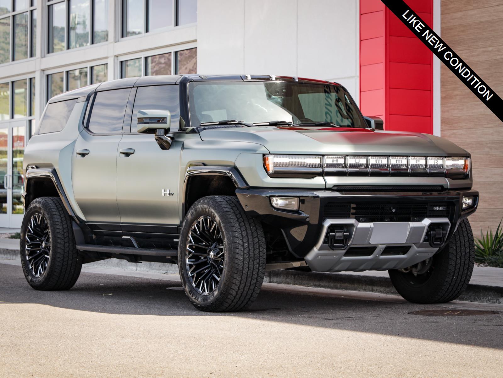 Moonshot Green Matte 2024 GMC Hummer EV SUV 3X AWD SUV / Crossover All-Wheel Drive Automatic