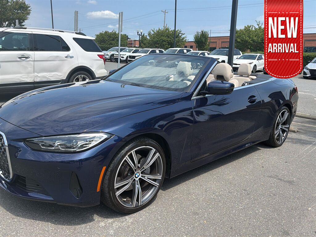 Tanzanite Blue II Metallic 2022 BMW 4 Series Convertible All-Wheel Drive Automatic