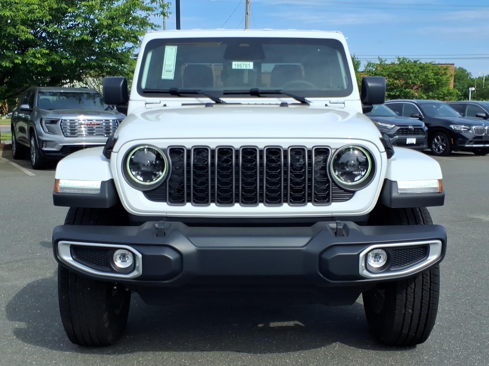 New 2026 Bright White Clearcoat Jeep Sahara image 14