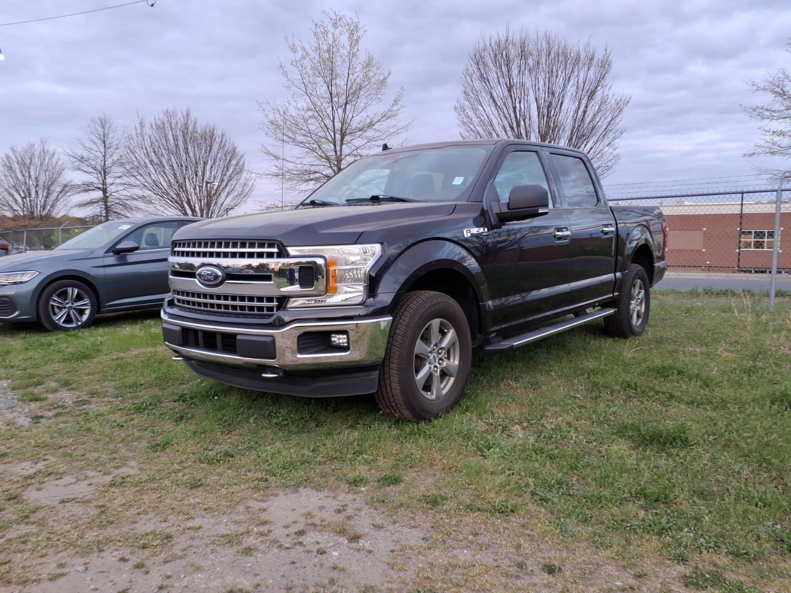 Agate Black 2020 Ford F-150 XLT SuperCrew 4WD Pickup Truck Four-Wheel Drive Automatic