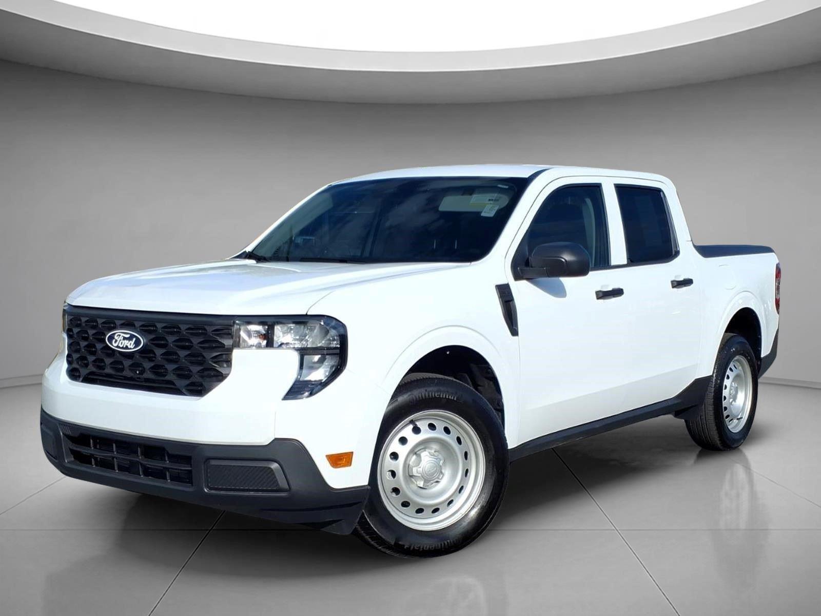 Oxford White 2025 Ford Maverick XL SuperCrew AWD Pickup Truck All-Wheel Drive 1-Speed Dual Clutch