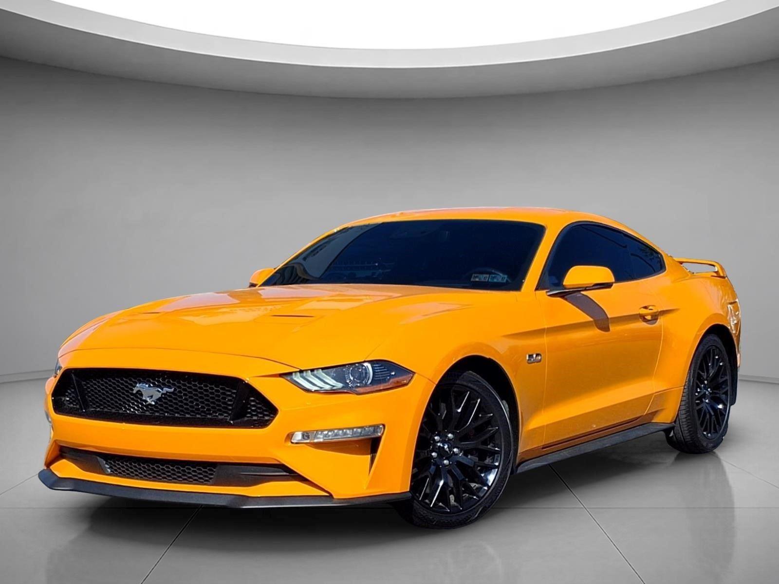 Orange Fury Metallic Tri-Coat 2019 Ford Mustang GT Premium Coupe RWD Coupe Rear-Wheel Drive Automatic