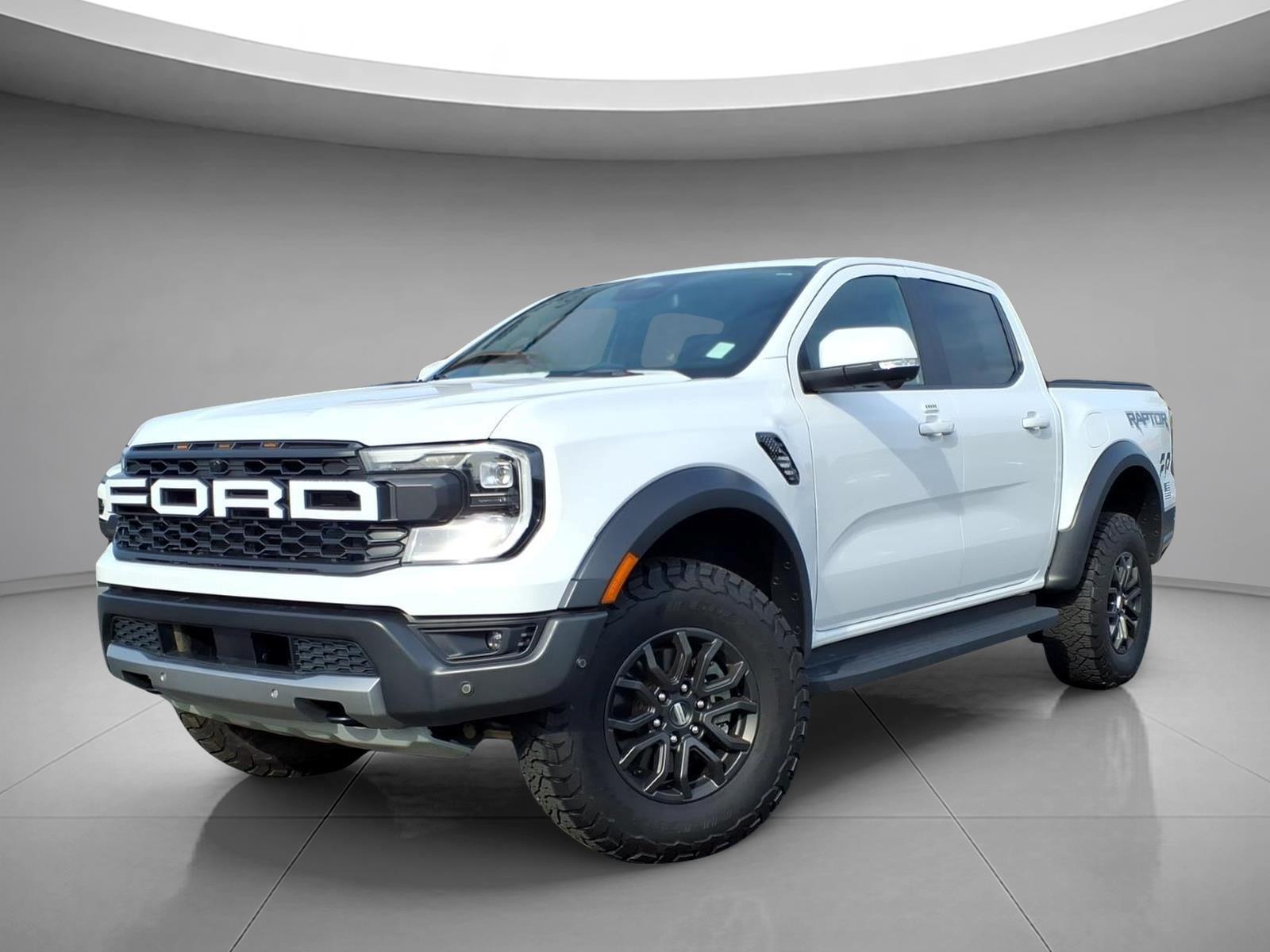 Oxford White 2024 Ford Ranger Raptor SuperCrew 4WD Pickup Truck Four-Wheel Drive Automatic