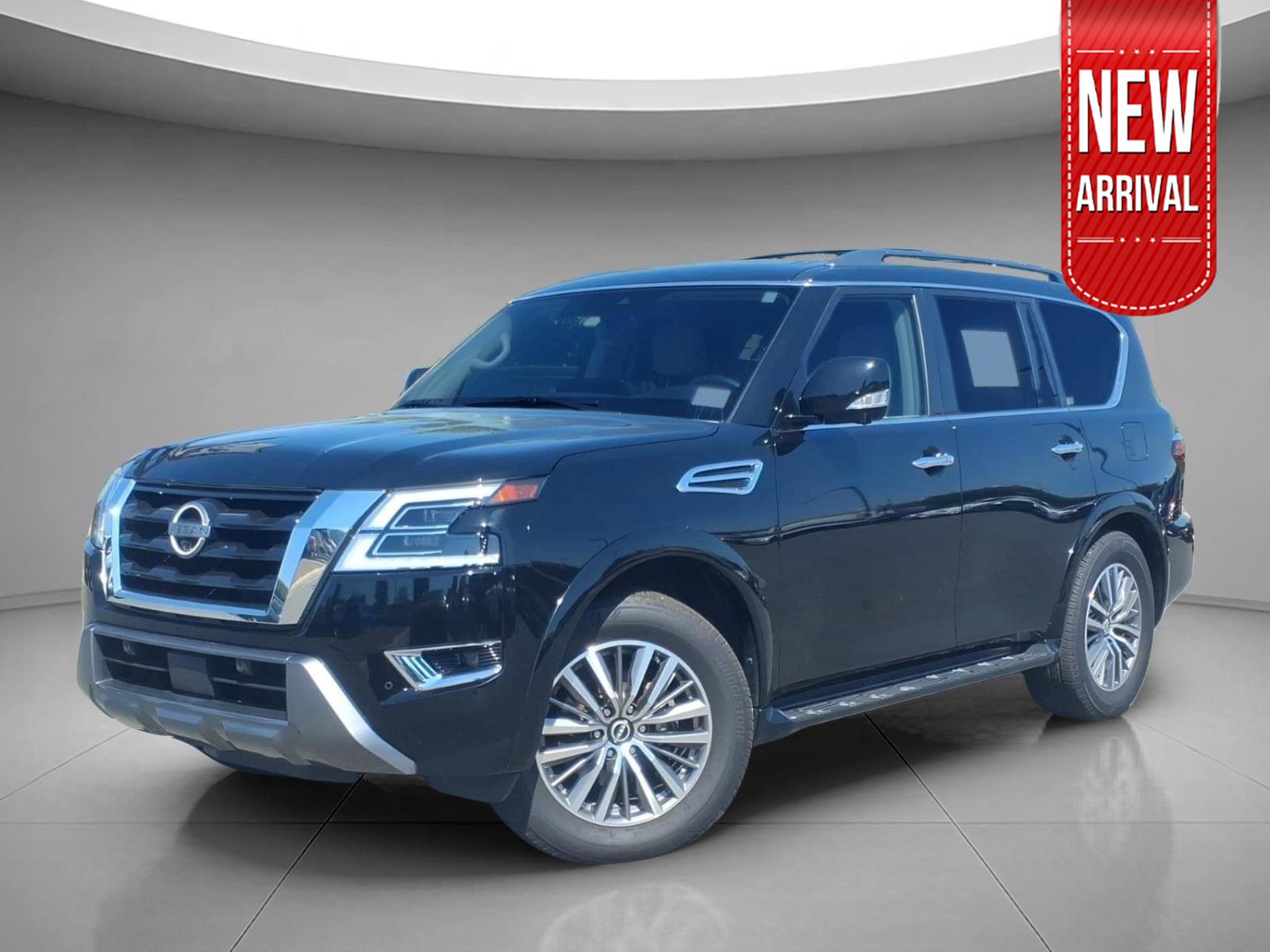 Super Black 2023 Nissan Armada SL 4WD SUV / Crossover Four-Wheel Drive Automatic