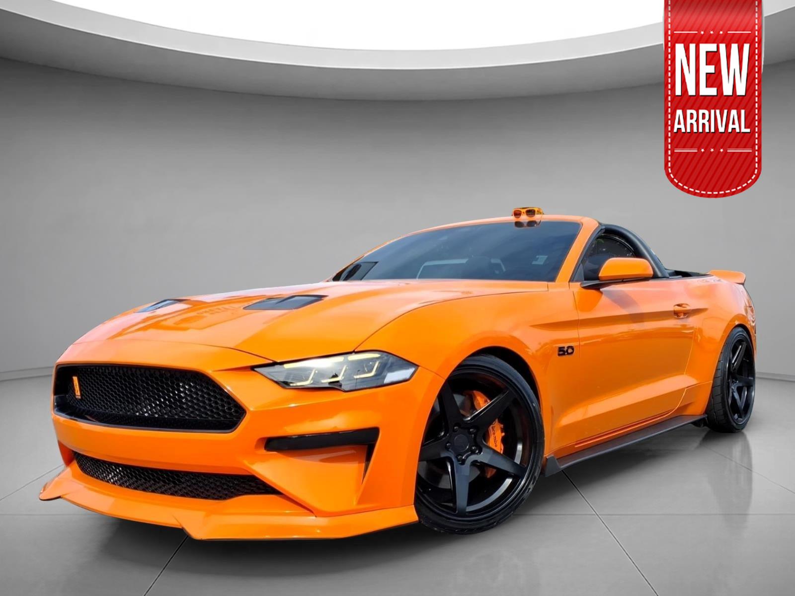 Twister Orange Tri-Coat 2021 Ford Mustang Convertible Rear-Wheel Drive 6-Speed Manual
