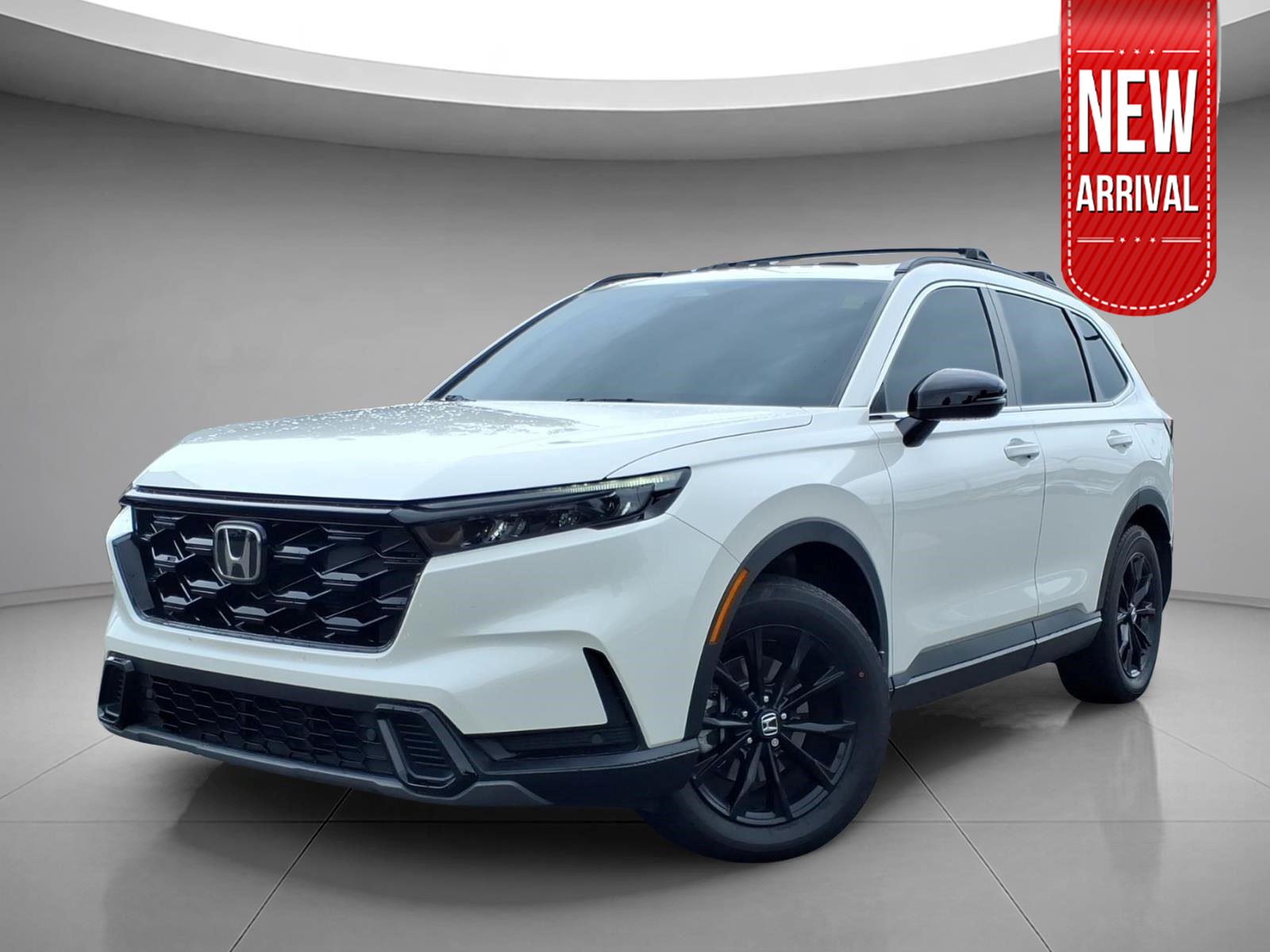 Platinum White Pearl 2024 Honda CR-V Hybrid SUV / Crossover All-Wheel Drive 1-Speed Dual Clutch