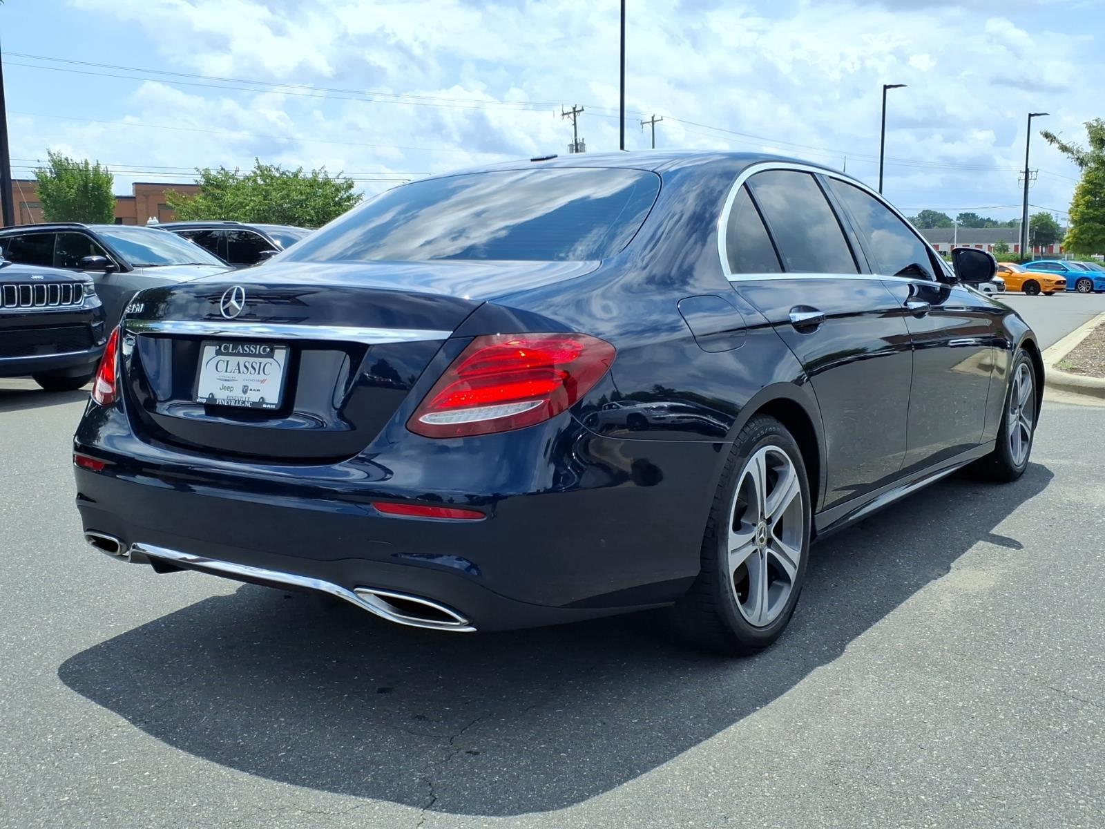 Used 2020 Lunar Blue Metallic Mercedes-Benz E 350 image 2