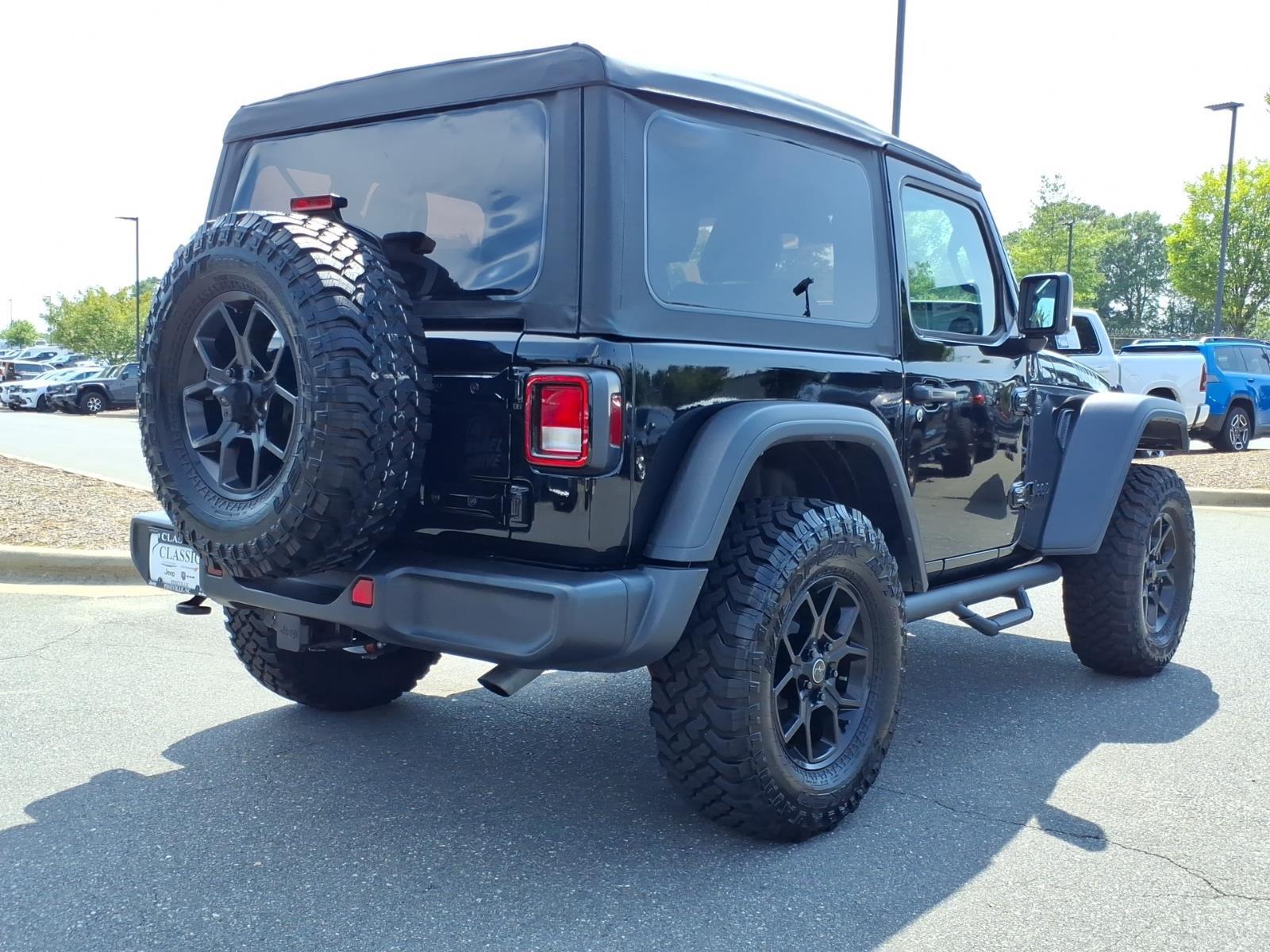 Used 2025 Black Clearcoat Jeep Willys image 2