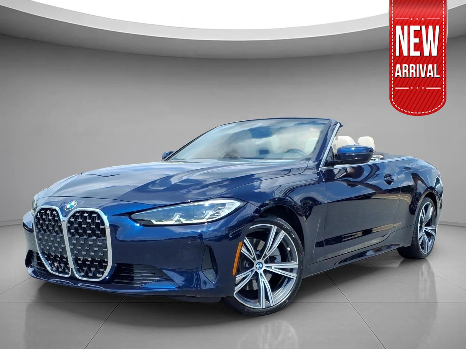 Tanzanite Blue II Metallic 2022 BMW 4 Series Convertible All-Wheel Drive Automatic
