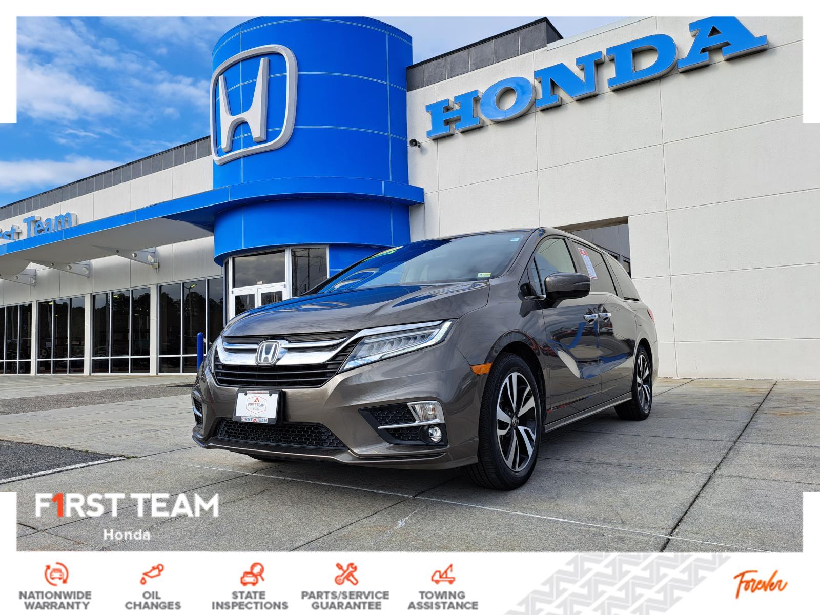 2019 Honda Odyssey Elite Sports Van Front Wheel Drive