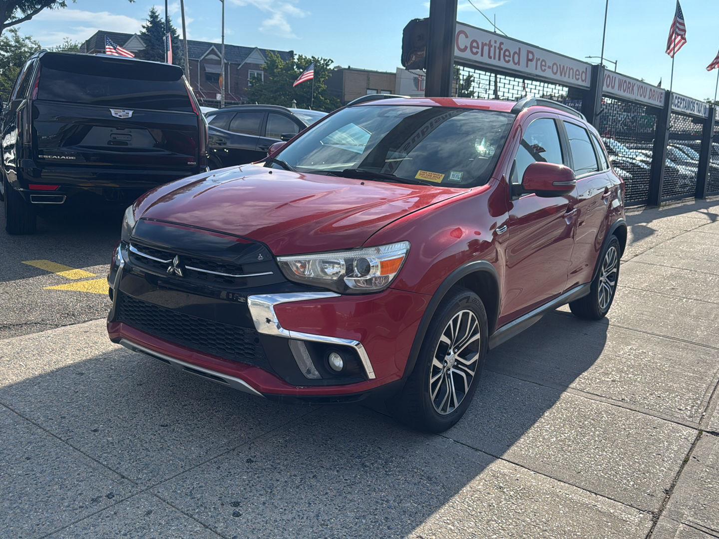 Rally Red Metallic 2019 Mitsubishi Outlander Sport SUV / Crossover All-Wheel Drive Continuously Variable Transmission