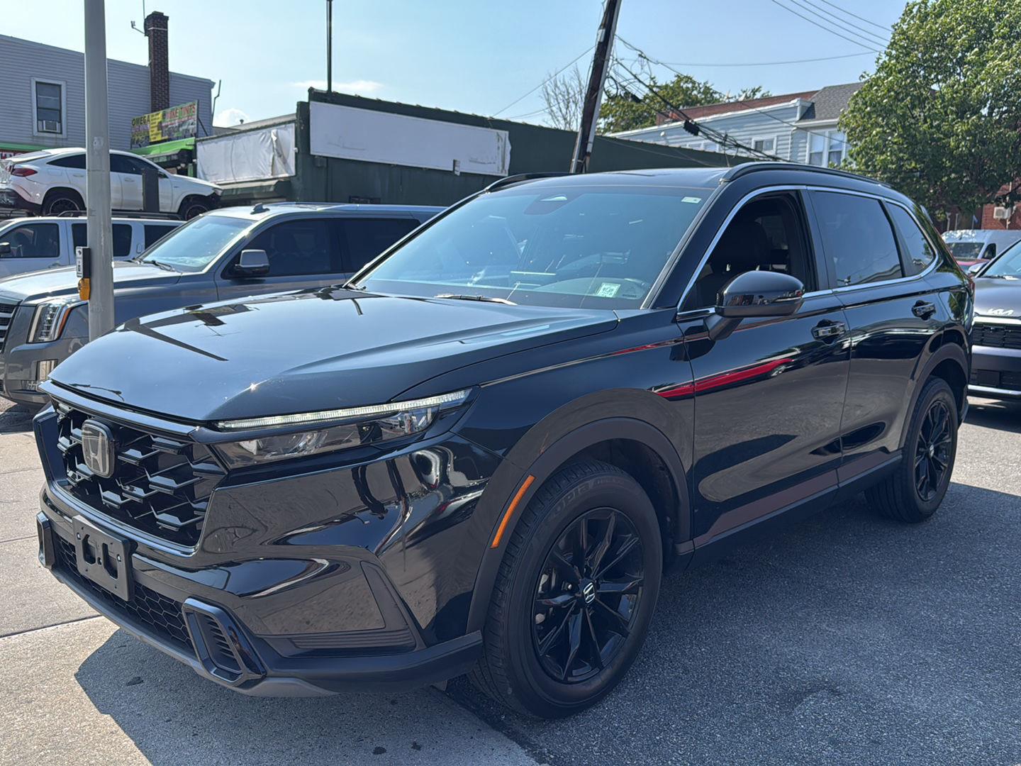 Crystal Black Pearl 2024 Honda CR-V Hybrid SUV / Crossover All-Wheel Drive Continuously Variable Transmission