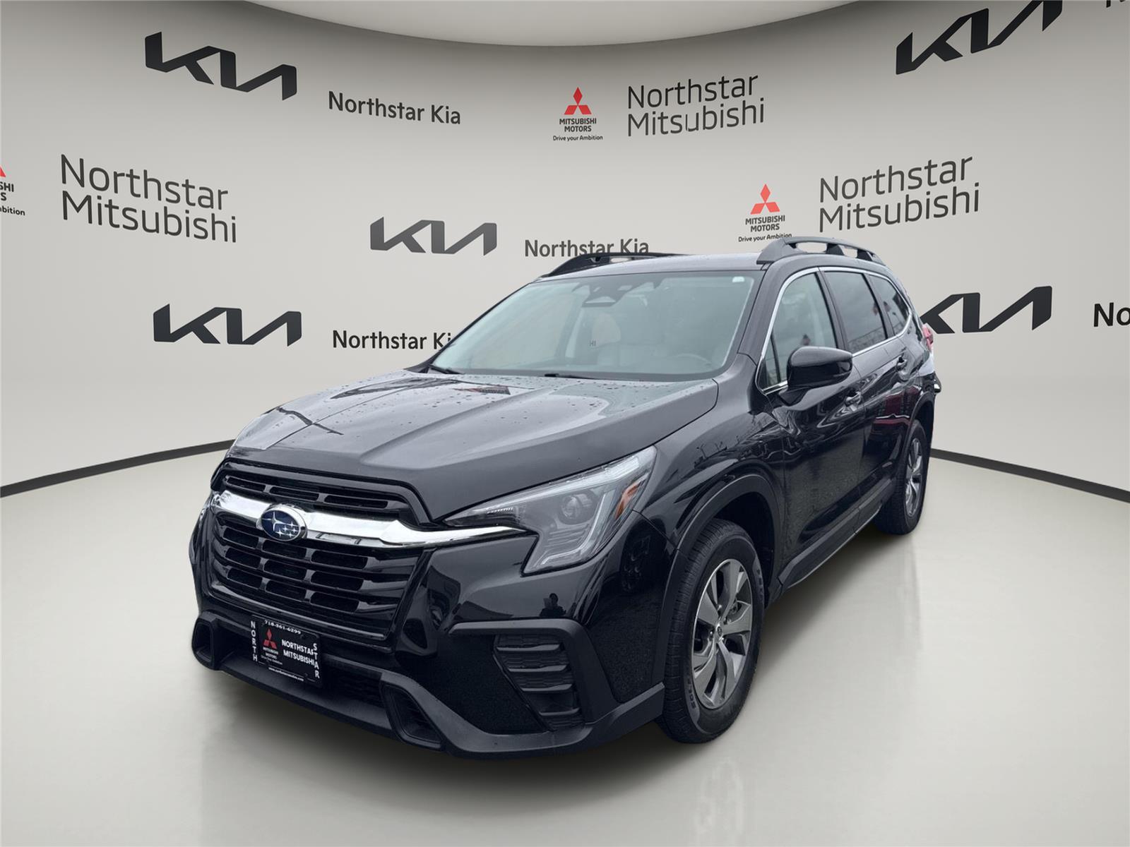 Crystal Black Silica 2024 Subaru Ascent Premium 7-Passenger AWD SUV / Crossover All-Wheel Drive Continuously Variable Transmission