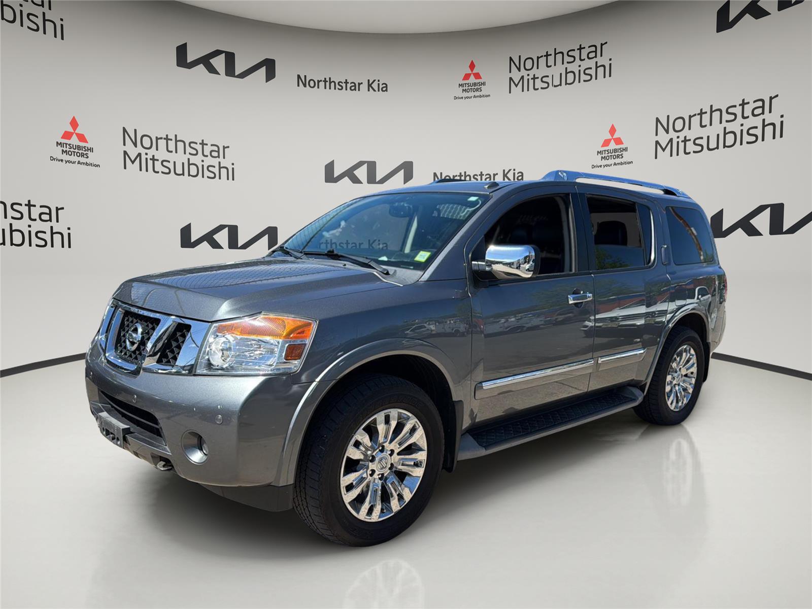 Gray (Gun Metallic) 2015 Nissan Armada Platinum 4WD SUV / Crossover Four-Wheel Drive Automatic