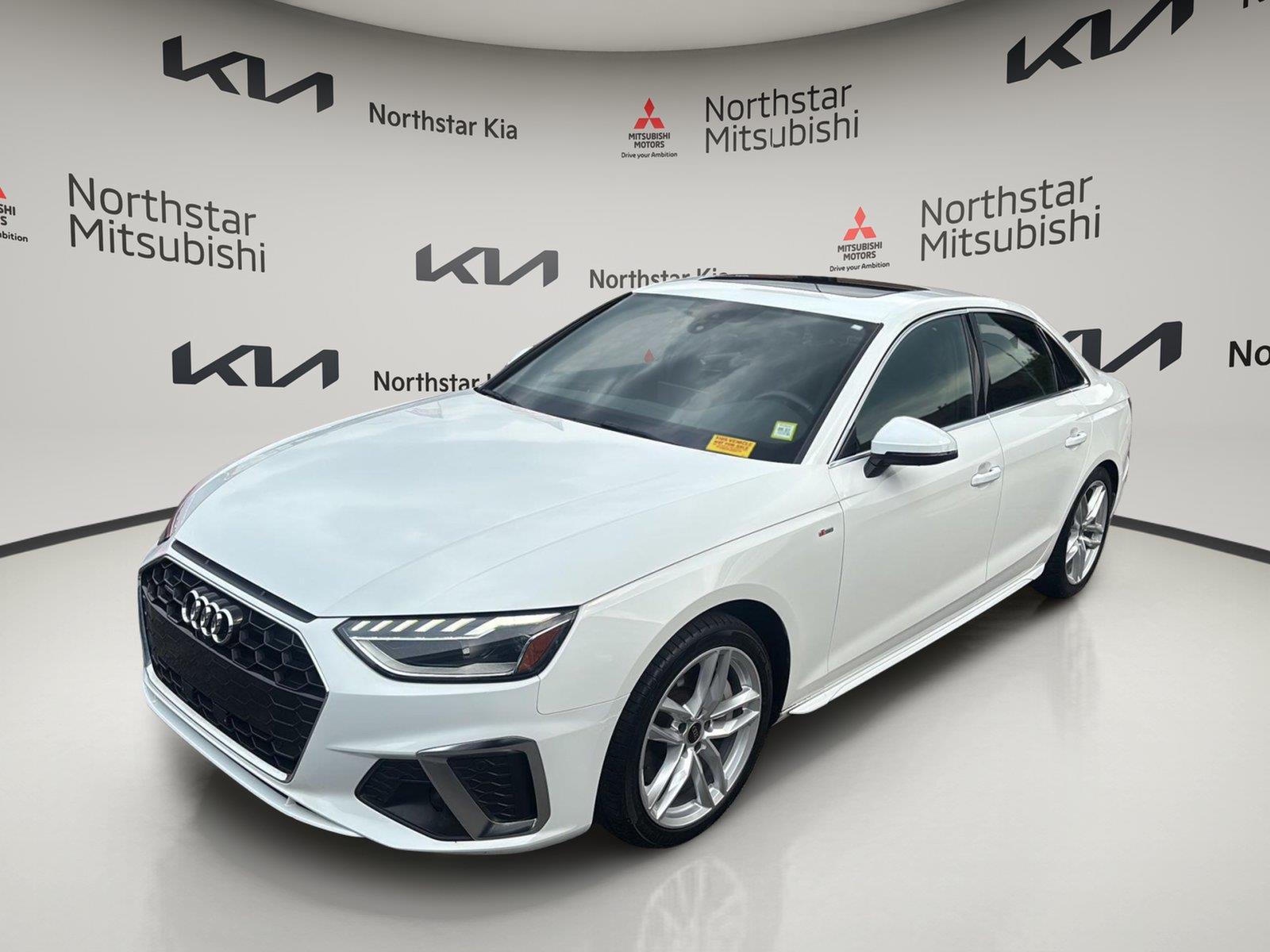 White 2024 Audi A4 Sedan All-Wheel Drive Automatic