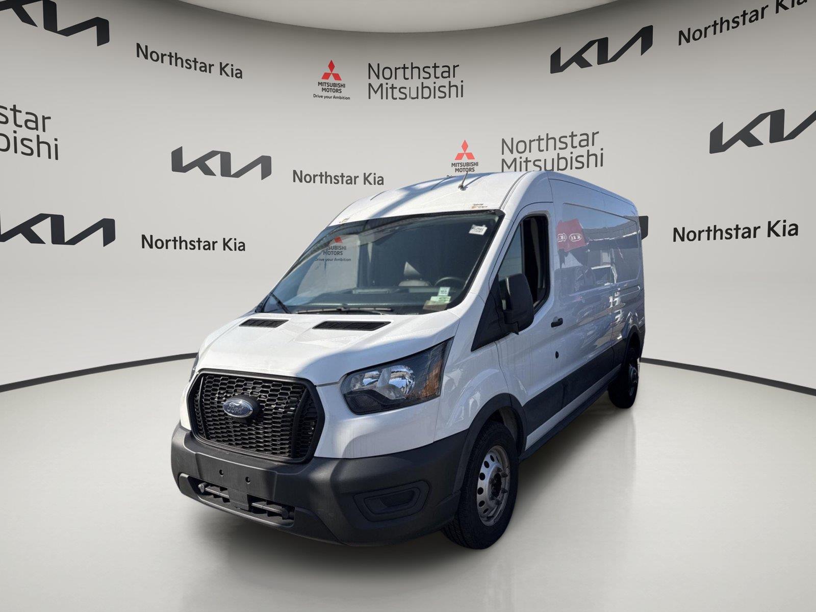 Oxford White 2023 Ford Transit Cargo Van All-Wheel Drive 10-Speed Automatic